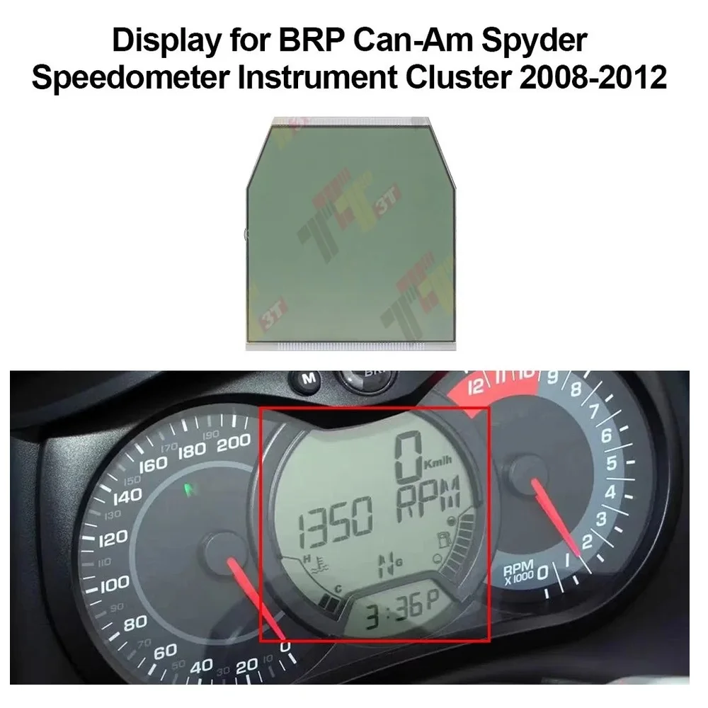 Display for BRP Can-Am Spyder Speedometer Instrument Cluster
Display for BRP Can-Am Spyder Speedometer Instrument Cluster