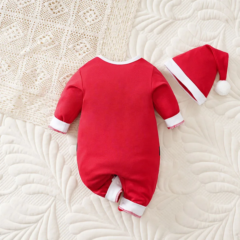 Christmas 100% Cotton Father Christmas 2PCS Costume and Hats Onesie Baby Boy Girl Long Sleeve festival jubilant Autumn New Party
Christmas 100% Cotton Father Christmas 2PCS Costume and Hats Onesie Baby Boy Girl Long Sleeve festival jubilant Autumn New Party