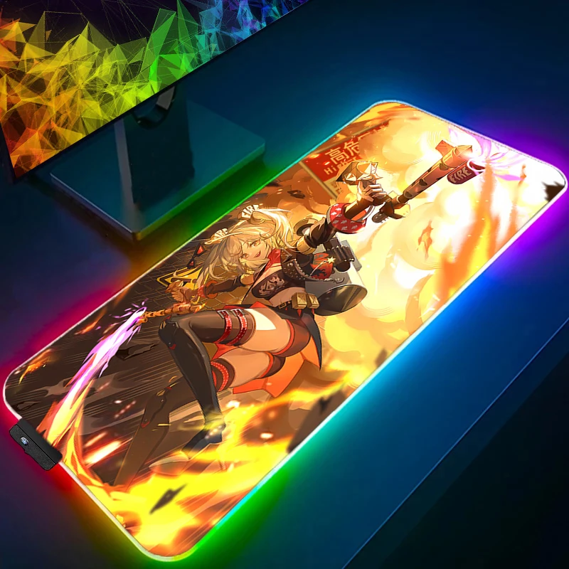LED Mouse Pad Gaming Keyboard Pad RGB PC Gamer Designed Specifically For E-sports Games Zenless Zone Zero Burnice White Mousepad
LED Mouse Pad Gaming Keyboard Pad RGB PC Gamer Designed Specifically For E-sports Games Zenless Zone Zero Burnice White Mousepad