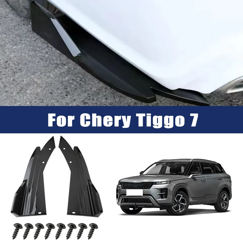 2pcs Car Rear Bumper Spoiler Lip Carbon Fiber Wing Trim Anti-crash Diffuser Side Skirt Wrap Angle Splitter For Chery Tiggo 7
2pcs Car Rear Bumper Spoiler Lip Carbon Fiber Wing Trim Anti-crash Diffuser Side Skirt Wrap Angle Splitter For Chery Tiggo 7