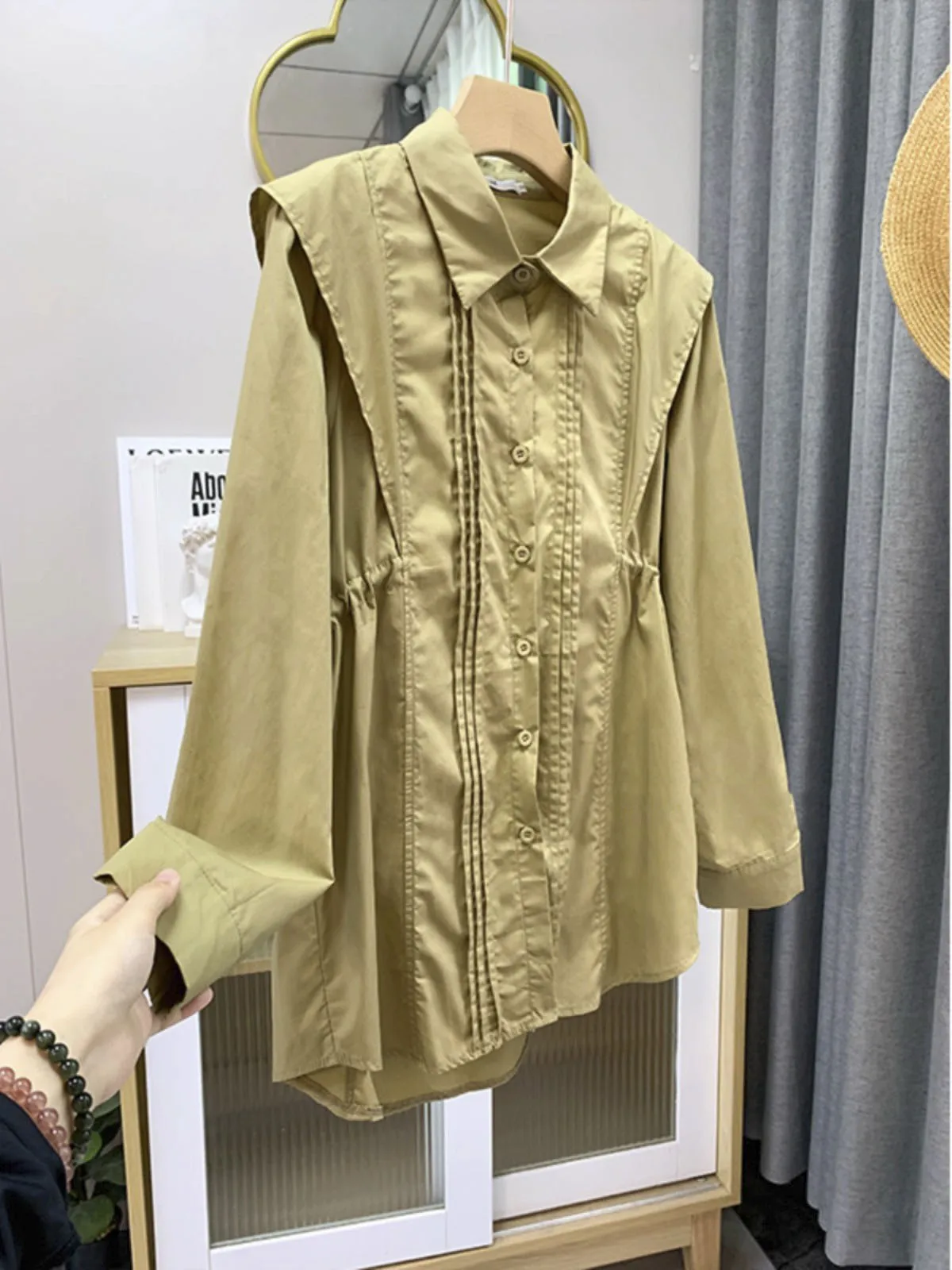 French-style Vintage Baggy Blouse Women Autumn Fashion Shirt Loose Sweet Fairy Comfortable Top
French-style Vintage Baggy Blouse Women Autumn Fashion Shirt Loose Sweet Fairy Comfortable Top