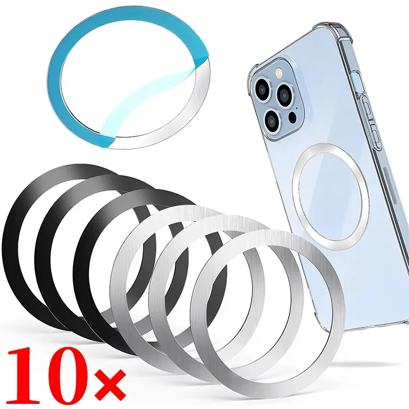 10-1 шт. для Magsafe, магнитное кольцо, универсальные наклейки из нержавеющей стали для беспроводной зарядки для Samsung IPhone Huawei Oppo
10-1 шт. для Magsafe, магнитное кольцо, универсальные наклейки из нержавеющей стали для беспроводной зарядки для Samsung IPhone Huawei Oppo