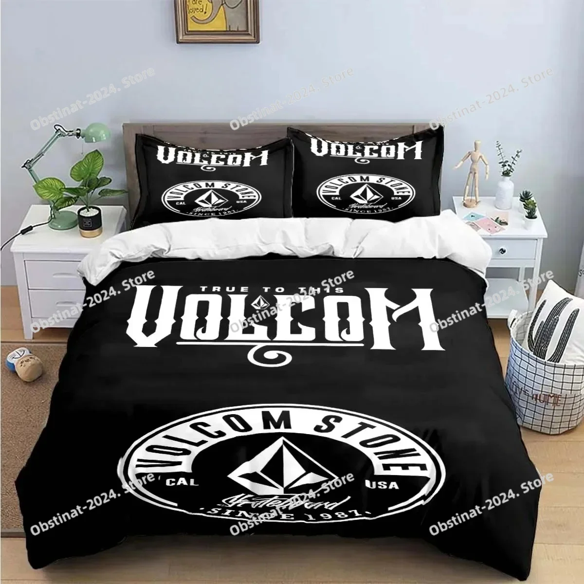 3D Print Fashion Exquisite V-VOLCOM Bedding Set Boys Girls Twin Queen King Size Duvet Cover Pillowcase Bed boys Adult Bedroom
3D Print Fashion Exquisite V-VOLCOM Bedding Set Boys Girls Twin Queen King Size Duvet Cover Pillowcase Bed boys Adult Bedroom