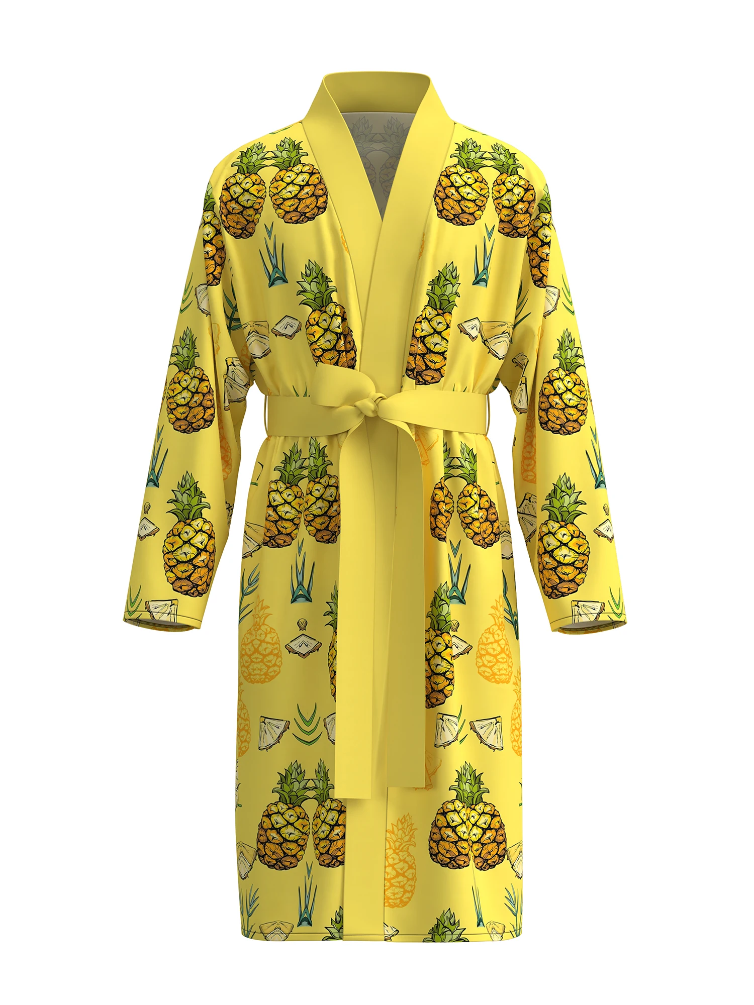 2026 new men's home robe 3D digital full-print pineapple casual bathrobe spring and summer thin quick-drying home robe with belt
2026 new men's home robe 3D digital full-print pineapple casual bathrobe spring and summer thin quick-drying home robe with belt