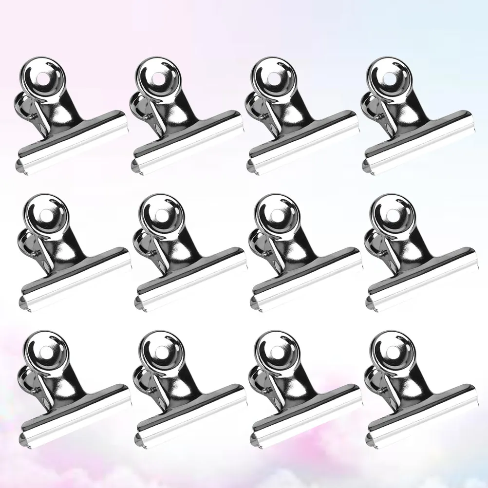 30Pcs Premium Metal Snack Bag Sealing Clips Strong Airtight Closure Clips for Food Storage Dry Fruits Bread Bags Office Files
30Pcs Premium Metal Snack Bag Sealing Clips Strong Airtight Closure Clips for Food Storage Dry Fruits Bread Bags Office Files
