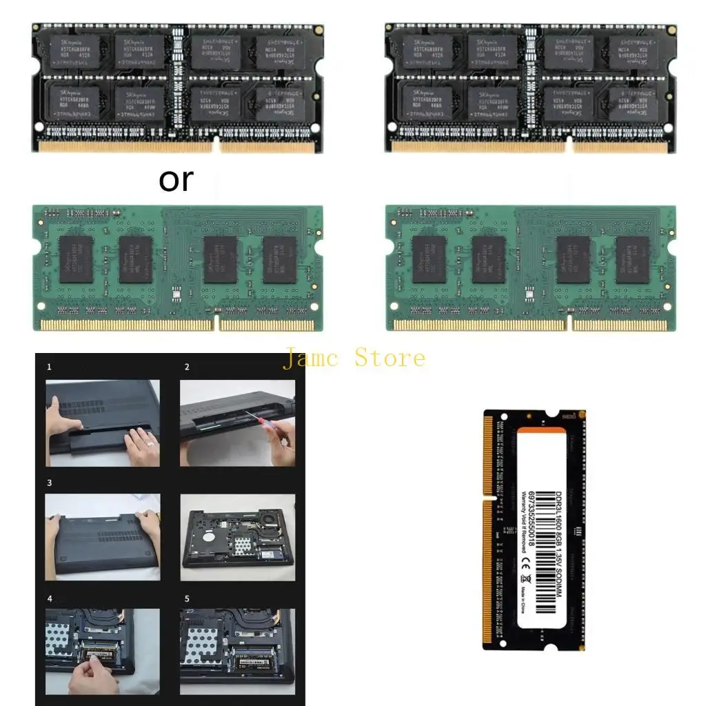 LX0B 204-Pin Notebook Laptop Memory Upgrade DDR3L 4GB 1333/DDR3L 4GB 1600...
LX0B 204-Pin Notebook Laptop Memory Upgrade DDR3L 4GB 1333/DDR3L 4GB 1600...