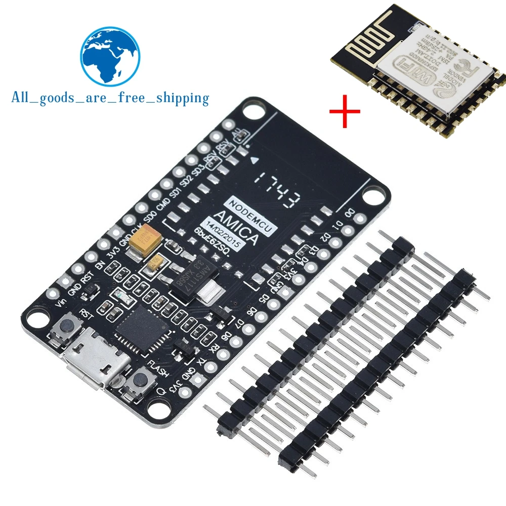 ESP8266 ESP-12F ESP-12 WIFI CP2102 NodeMCU Compatible Development Board For Arduino Internet of Things Adapter Plate Baseplate
ESP8266 ESP-12F ESP-12 WIFI CP2102 NodeMCU Compatible Development Board For Arduino Internet of Things Adapter Plate Baseplate