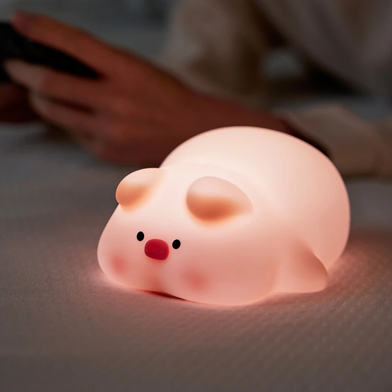 TKOH-Cute Piggy Night Light 3 Levels Of Adjustable Brightness Night Light Adjustable Brightness Night Light
TKOH-Cute Piggy Night Light 3 Levels Of Adjustable Brightness Night Light Adjustable Brightness Night Light