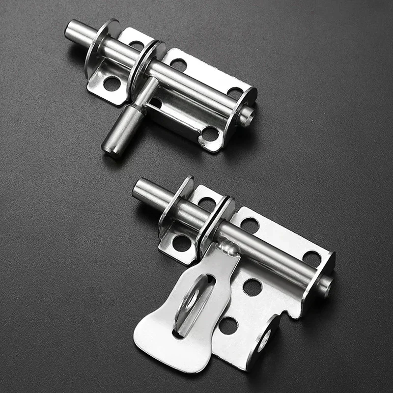 Stainless Steel Door Latch Solid Sliding Bolts Latch Hasp Home Hardware Gate Safety Toilet Door Lock
Stainless Steel Door Latch Solid Sliding Bolts Latch Hasp Home Hardware Gate Safety Toilet Door Lock