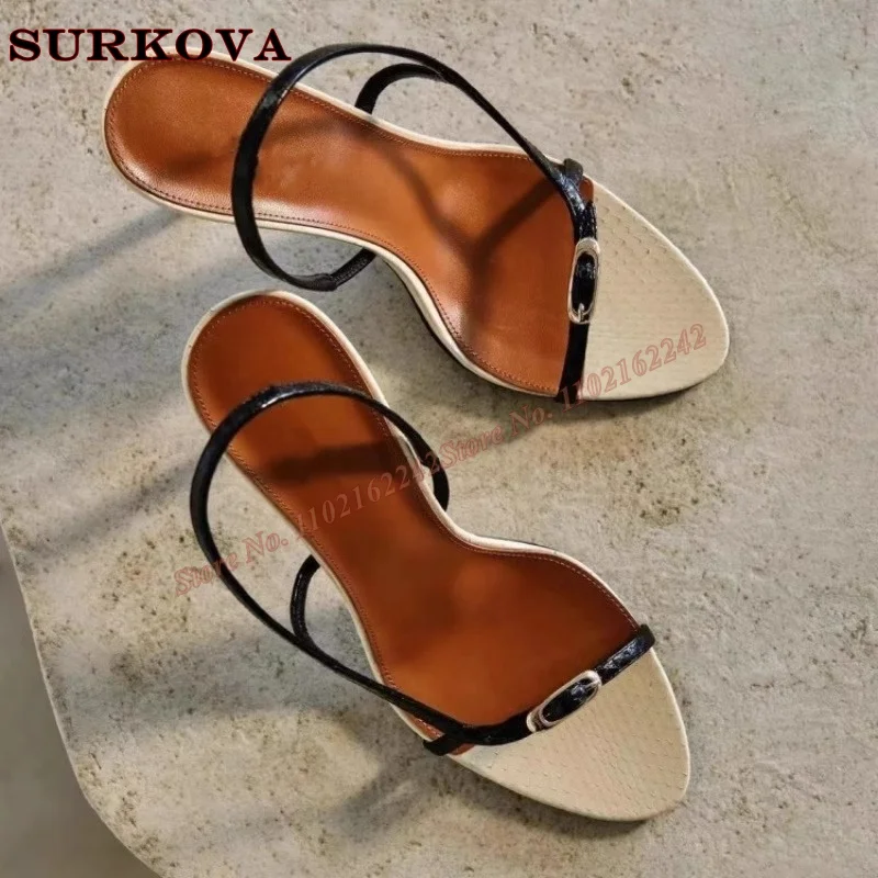 Summer Open-Toe Buckle Luxury Sandals Round Head Stiletto Temperament High Heels Fashion Party Banquet Dress Sandals For Women
Summer Open-Toe Buckle Luxury Sandals Round Head Stiletto Temperament High Heels Fashion Party Banquet Dress Sandals For Women