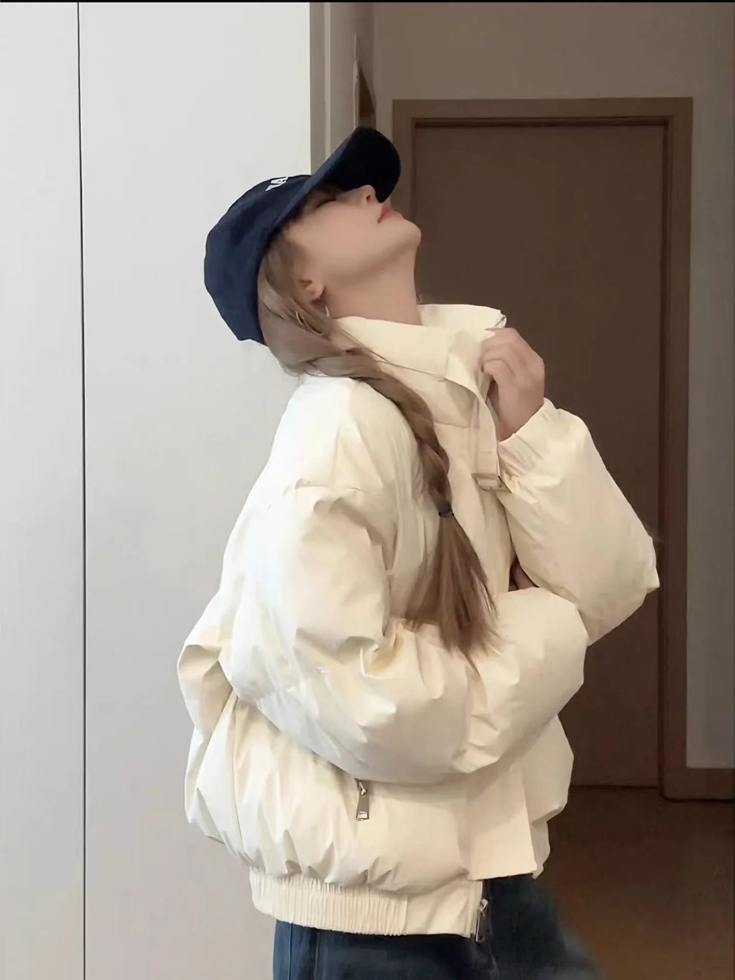 Cleanfit ort Cotton Jaet Bread Sle Stand Collar ex Winter Coat Warm Polyester Fiber round Hem Zipper Closure Pure C...
Cleanfit ort Cotton Jaet Bread Sle Stand Collar ex Winter Coat Warm Polyester Fiber round Hem Zipper Closure Pure C...