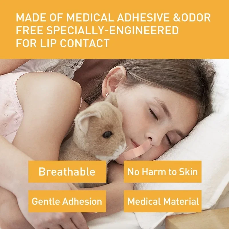 Sdatter Anti-Snoring Stickers Children Adult Night Improve Good Sleep Lip Nose Breathing Improving Patch Mouth Correction Orthos
Sdatter Anti-Snoring Stickers Children Adult Night Improve Good Sleep Lip Nose Breathing Improving Patch Mouth Correction Orthos