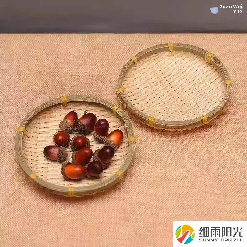 Handcrafted Bamboo Woven Storage Basket round Drainage Basket No Hole Sieve Steamed Bun Basket Rural Household Use
Handcrafted Bamboo Woven Storage Basket round Drainage Basket No Hole Sieve Steamed Bun Basket Rural Household Use