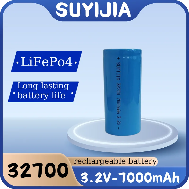 3.2V 7Ah 32700 LiFeP04 BatteryCell for Electric Bike/Scooter Solar Panel Marine RV UPSBackup Power 7000mAh Long Lasting
3.2V 7Ah 32700 LiFeP04 BatteryCell for Electric Bike/Scooter Solar Panel Marine RV UPSBackup Power 7000mAh Long Lasting