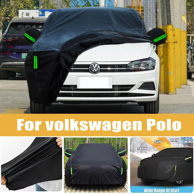 For Volkswagen Polo Full Car Cover Four Seasons Outdoor Sun Anti UV Rain Snow Dust Protection Oxford Cloth Accessories
For Volkswagen Polo Full Car Cover Four Seasons Outdoor Sun Anti UV Rain Snow Dust Protection Oxford Cloth Accessories