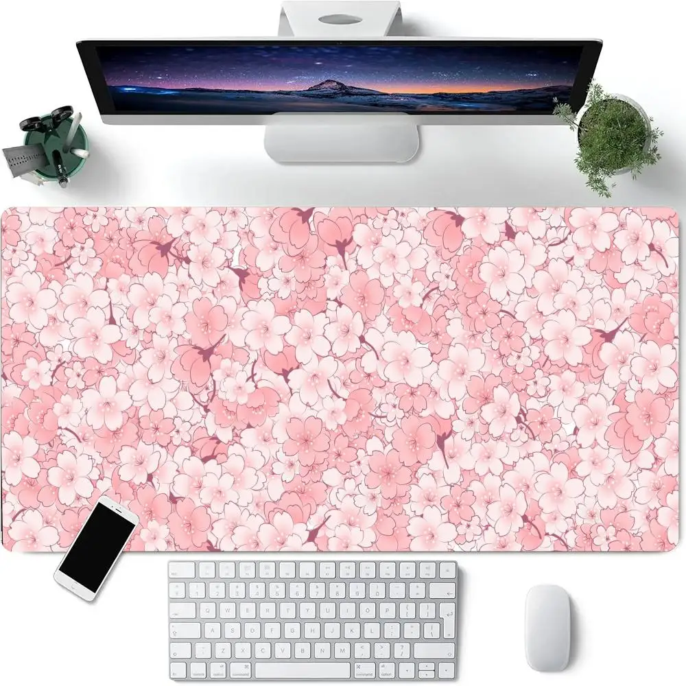 Cartoon Pink Cherry Blossom Mouse Pad Large Rubber Anti-slip PC Desk Accessories Mousepad for Offices & Gamer Keyboard Decor Mat
Cartoon Pink Cherry Blossom Mouse Pad Large Rubber Anti-slip PC Desk Accessories Mousepad for Offices & Gamer Keyboard Decor Mat