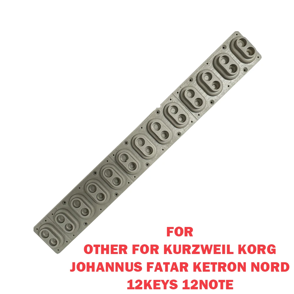 Conductive Rubber Key Contact Conductive Strip For Kurzweil Korg Johannus Fatar Ketron Nord 12keys 12note
Conductive Rubber Key Contact Conductive Strip For Kurzweil Korg Johannus Fatar Ketron Nord 12keys 12note