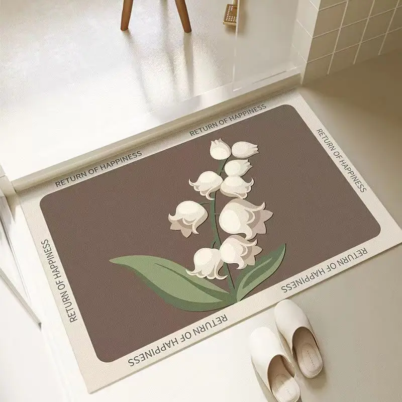 Diatom Mud Bath Mat Non-slip Absorbent Bathroom Carpet Soft Rectangle Washroom Entrance Door Mat Home Floor Decor Quick Dry Mat
Diatom Mud Bath Mat Non-slip Absorbent Bathroom Carpet Soft Rectangle Washroom Entrance Door Mat Home Floor Decor Quick Dry Mat