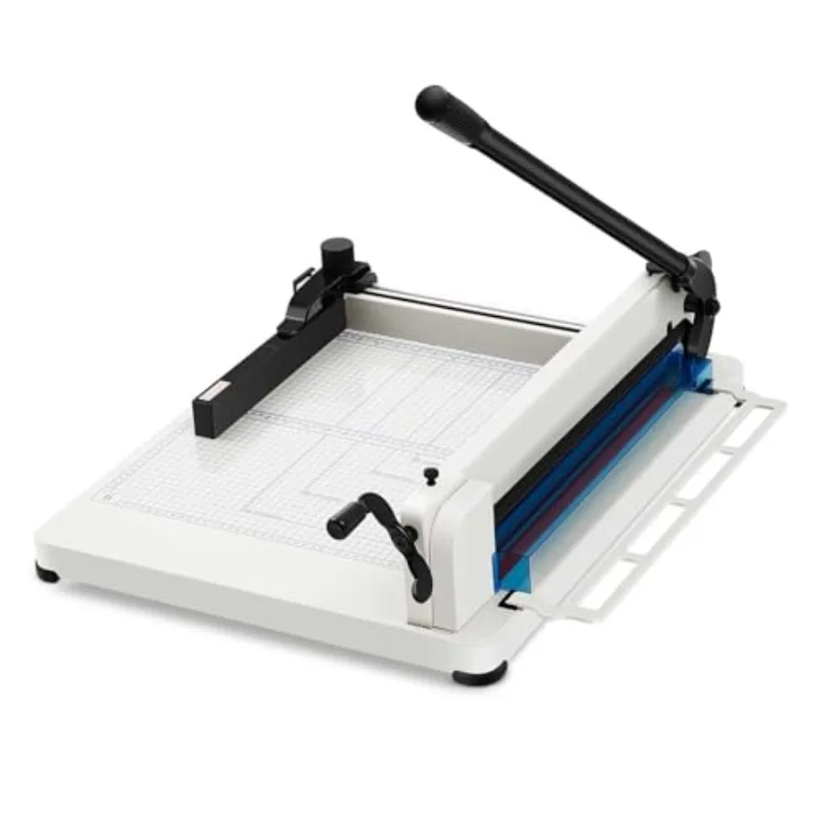 17-дюймовый гильотинный резак для бумаги формата А3, усиленный, на 400 листов, для резки стопок бумаги и карточек, из цельной стали с металлическими элементами
17-дюймовый гильотинный резак для бумаги формата А3, усиленный, на 400 листов, для резки стопок бумаги и карточек, из цельной стали с металлическими элементами