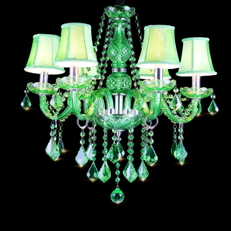 European style restaurant crystal chandelier creative KTV bar green chandelier clothing store home bedroom living room lighting
European style restaurant crystal chandelier creative KTV bar green chandelier clothing store home bedroom living room lighting