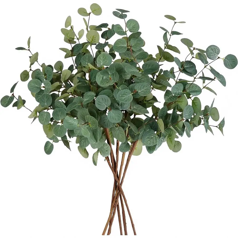 6 Pack 24 Artificial Eucalyptus Greenery Stems for Home, Party, and Wedding Decor
6 Pack 24 Artificial Eucalyptus Greenery Stems for Home, Party, and Wedding Decor