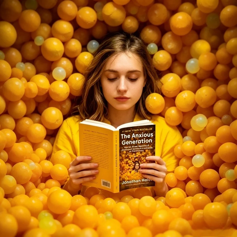 Anxiety Generation, English version, new york Times bestseller of adolescent mental health, psychology in the digital age.
Anxiety Generation, English version, new york Times bestseller of adolescent mental health, psychology in the digital age.