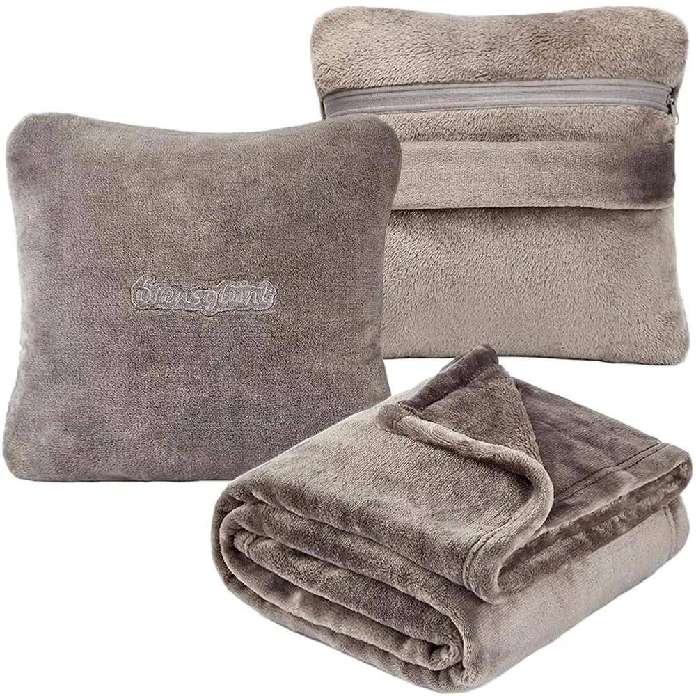 Travel Blanket Pillow, Premium 2 In 1 Flannel Airplane Blanket Compact For Travel,Office, Home,Travel Entials Accessories For
Travel Blanket Pillow, Premium 2 In 1 Flannel Airplane Blanket Compact For Travel,Office, Home,Travel Entials Accessories For