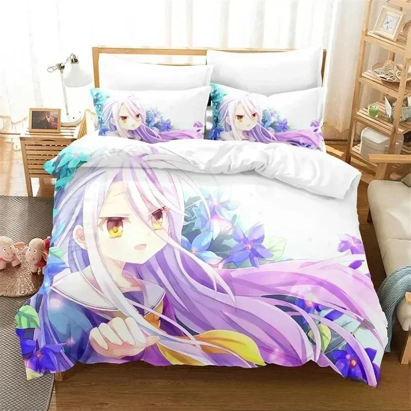No Game No Life Anime 3D NEW Duvet Cover Pillowcase Bedding Set Adult Boy Girl Bedroom Decoration Children Single Double Large
No Game No Life Anime 3D NEW Duvet Cover Pillowcase Bedding Set Adult Boy Girl Bedroom Decoration Children Single Double Large