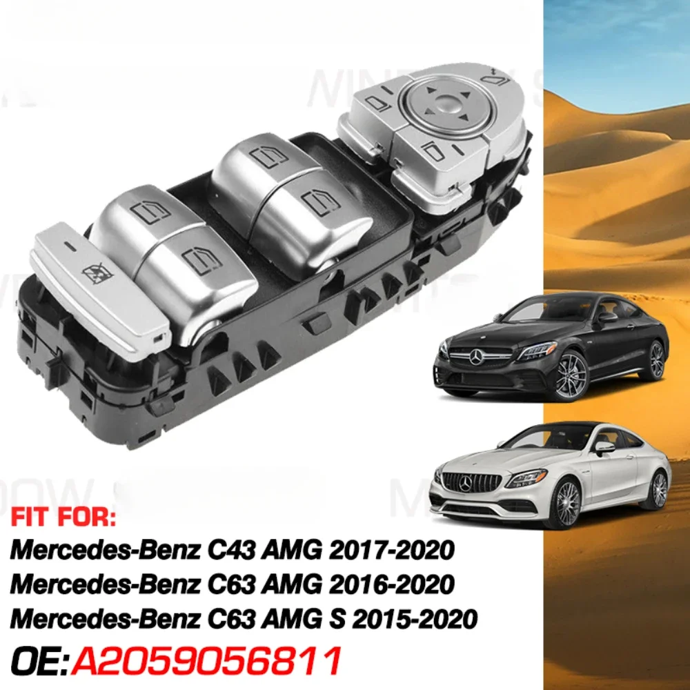 A2059056811 Car Power Window Switch Master Panel 3 Pins For Mercedes-Benz C43 C63 AMG 2015 2016 2017 2018 2019 2020 2059056811
A2059056811 Car Power Window Switch Master Panel 3 Pins For Mercedes-Benz C43 C63 AMG 2015 2016 2017 2018 2019 2020 2059056811