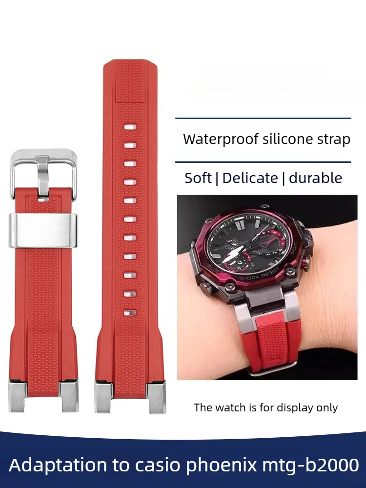 Suitable for Casio Undead Bird MTG-B2000 Series B2000 Sports Waterproof Silicone Watch Strap Men
Suitable for Casio Undead Bird MTG-B2000 Series B2000 Sports Waterproof Silicone Watch Strap Men