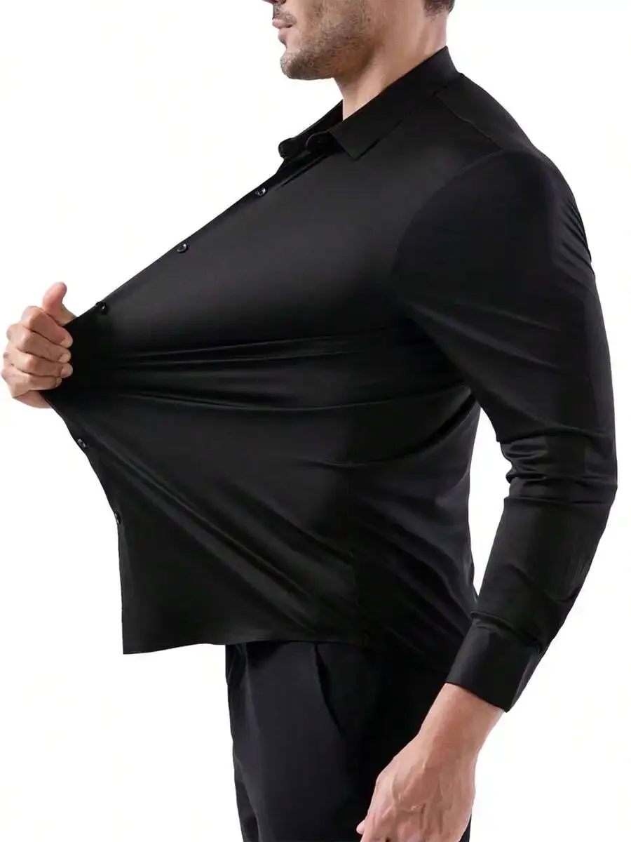 Mens Long Sleeve Wrinkle Free Stretch Dress Shirt Casual Button Down
Mens Long Sleeve Wrinkle Free Stretch Dress Shirt Casual Button Down
