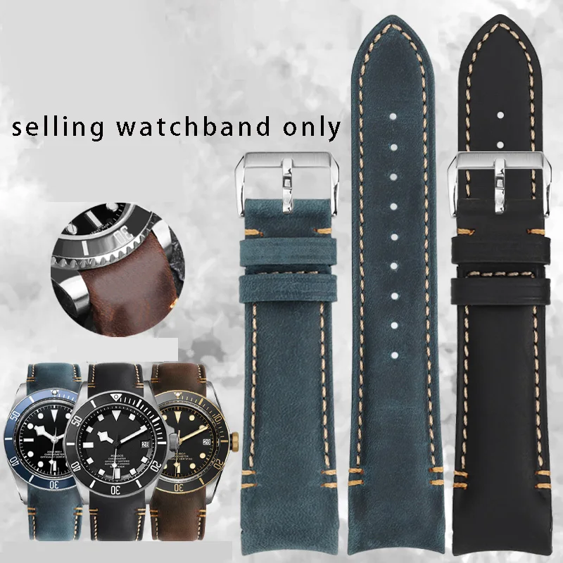 Cowhide Wristband for Tudor Blue Bay Little Red Flower Collar Submersible FXD Series Bracelet Soft Leather Watch Strap 22mm belt
Cowhide Wristband for Tudor Blue Bay Little Red Flower Collar Submersible FXD Series Bracelet Soft Leather Watch Strap 22mm belt