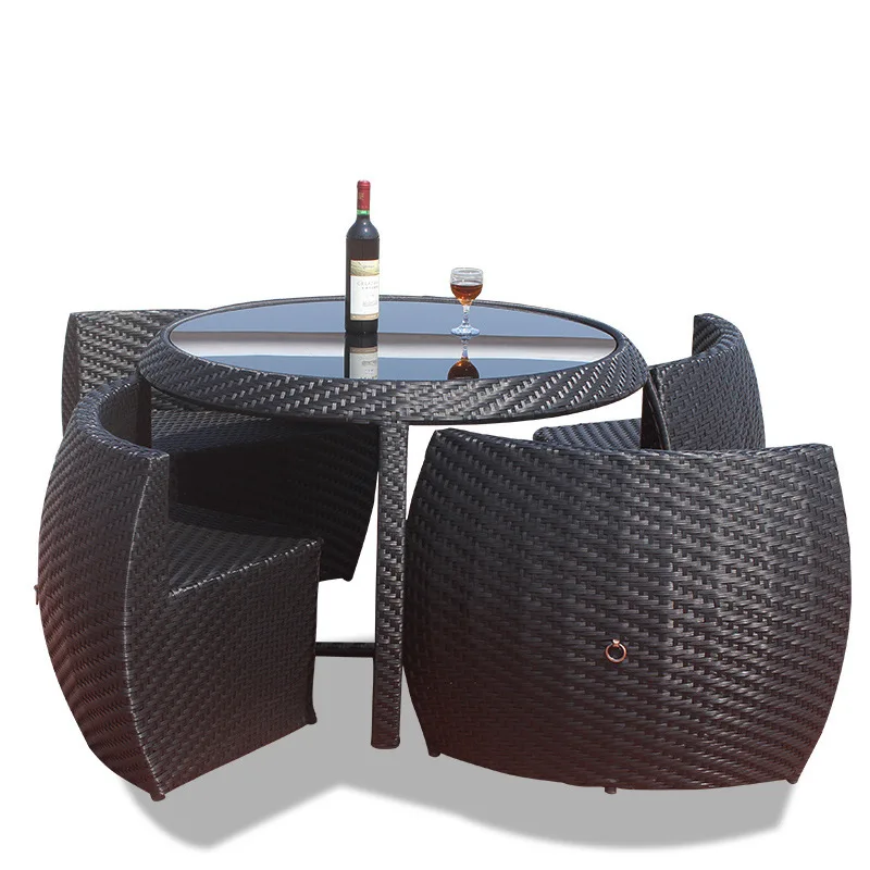 Courtyard Outdoor Balcony Leisure Rattan Dining Table and Chair Storage Villa Garden Waterproof Outdoor Furniture
Courtyard Outdoor Balcony Leisure Rattan Dining Table and Chair Storage Villa Garden Waterproof Outdoor Furniture