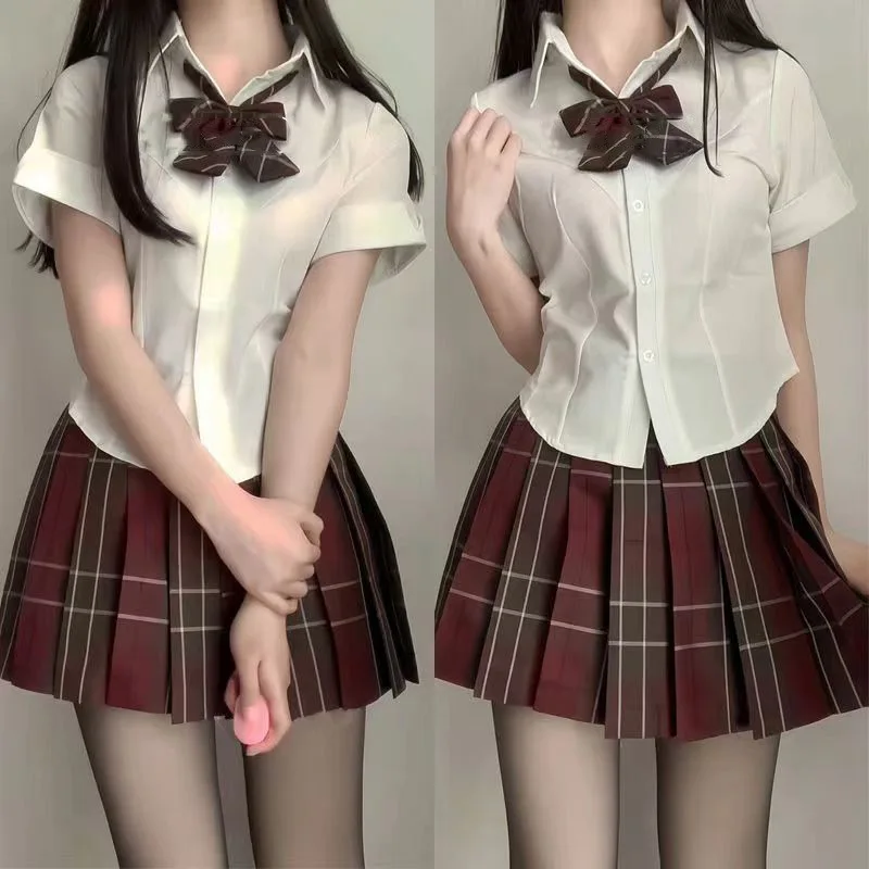 Set Female Students Japanese Style OriginaljkUniform Shirt Desire Style Waist SlimmingJKPleated Skirt Three-Piece Set
Set Female Students Japanese Style OriginaljkUniform Shirt Desire Style Waist SlimmingJKPleated Skirt Three-Piece Set