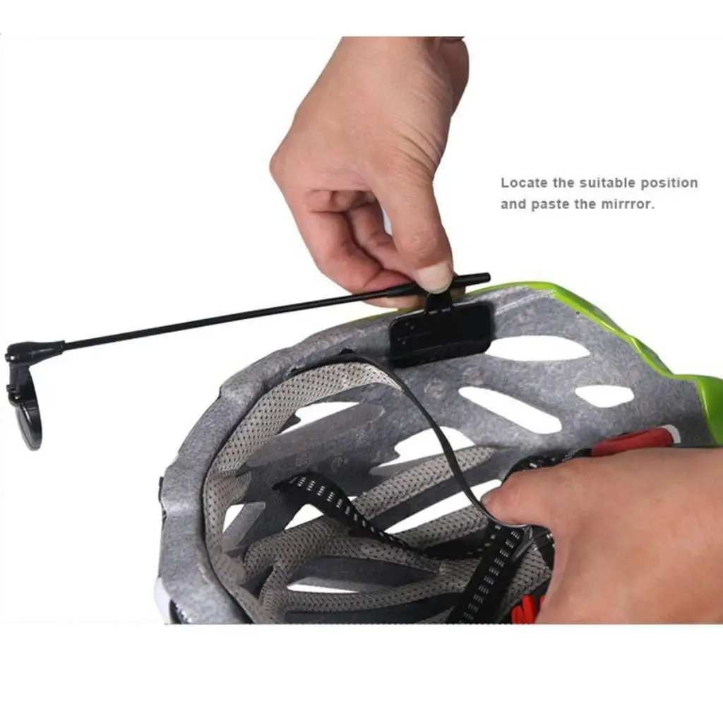 Bike Safety Mirror Adjustable Helmet Rear View Accessory Cycling Mirror for Road Mountain Bike Riding
Bike Safety Mirror Adjustable Helmet Rear View Accessory Cycling Mirror for Road Mountain Bike Riding