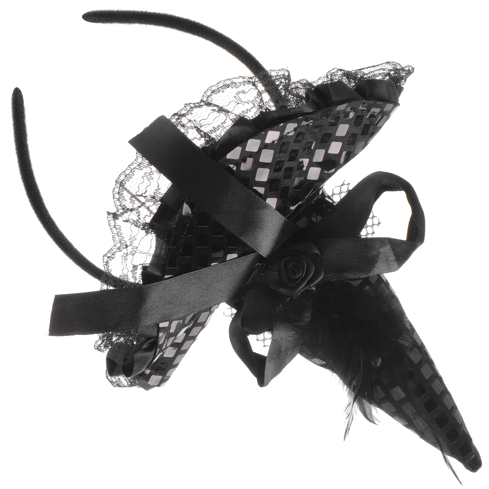 Witch Hat Headband Halloween Costumes Masquerade Hair Hoops Black Women Elegant Cloth Lightweight Breathable
Witch Hat Headband Halloween Costumes Masquerade Hair Hoops Black Women Elegant Cloth Lightweight Breathable