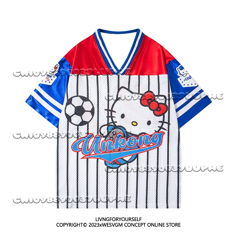 2025 Miniso New Children's Sanrio Hello Kitty Retro Short Sleeved T-Shirt For Men And Women Summer Fashion Casual Sports Shirt
2025 Miniso New Children's Sanrio Hello Kitty Retro Short Sleeved T-Shirt For Men And Women Summer Fashion Casual Sports Shirt