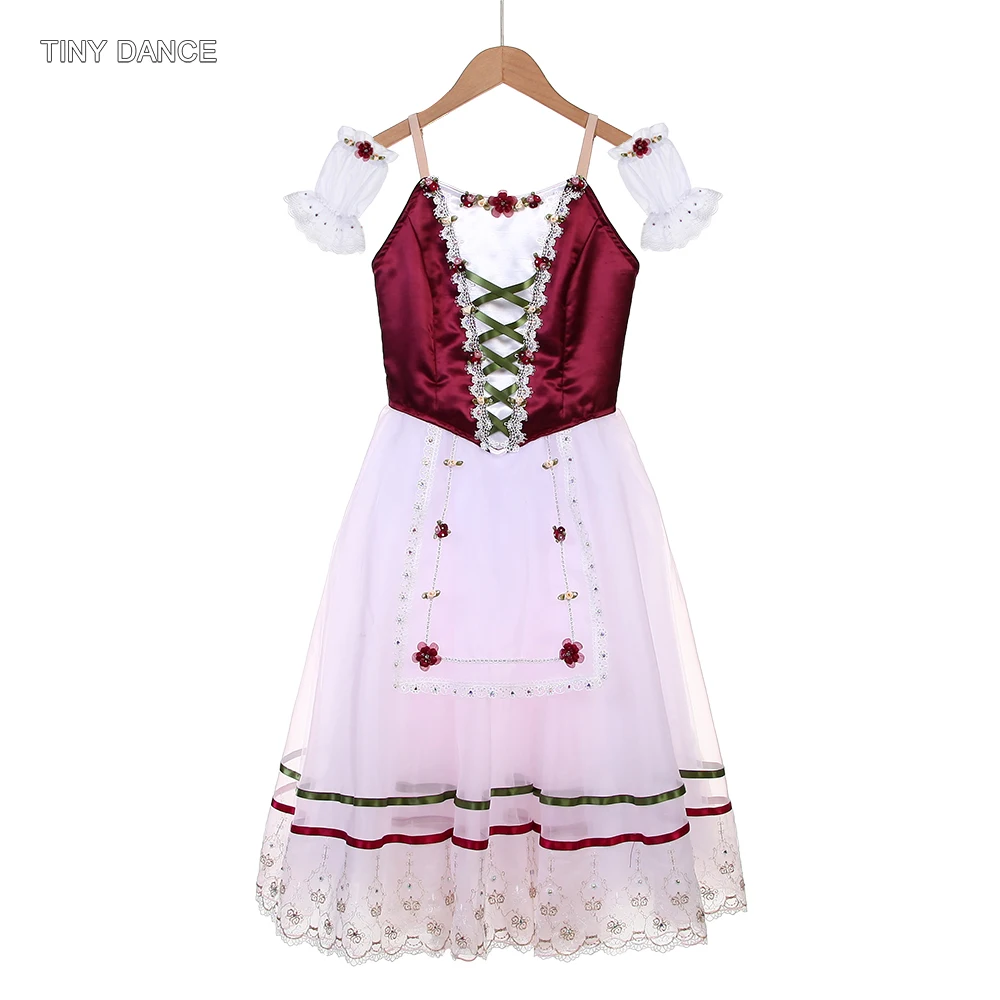 Burgundy Professional Ballet Costume for Girls Customized Romantic Tutus Ballerina Dancing Dress Performance Clothes B26602
Burgundy Professional Ballet Costume for Girls Customized Romantic Tutus Ballerina Dancing Dress Performance Clothes B26602