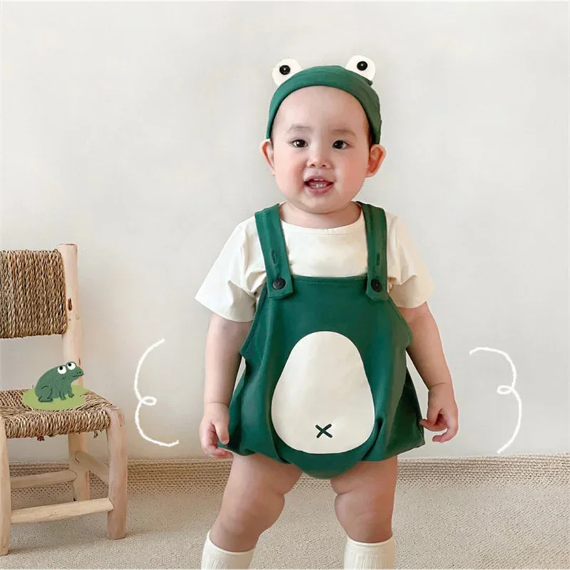 Funny 0-24M Toddler Baby Bodysuit Boy Girl Clothes Frog Shape Cotton Romper Overall Jumpsuits Cartoon Onesie Sleeveless With Hat
Funny 0-24M Toddler Baby Bodysuit Boy Girl Clothes Frog Shape Cotton Romper Overall Jumpsuits Cartoon Onesie Sleeveless With Hat