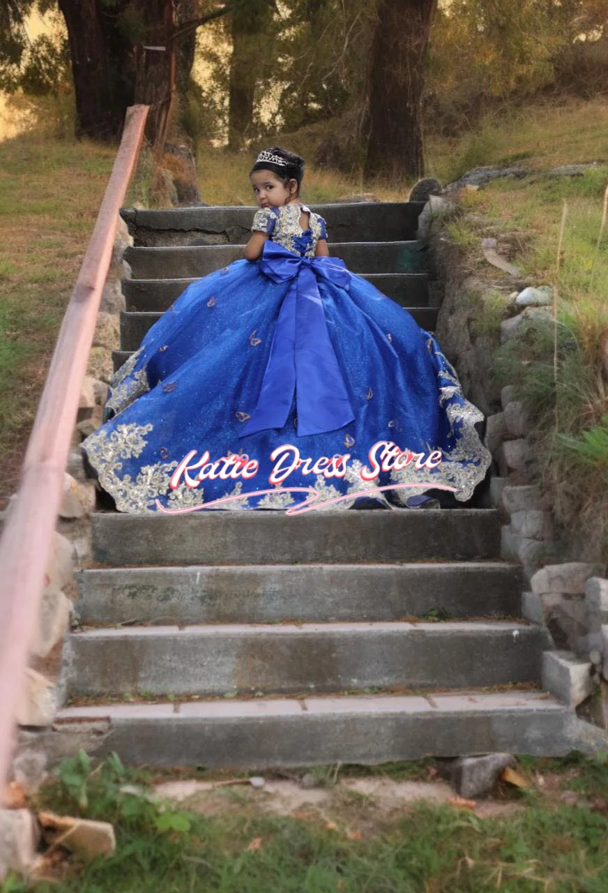 Customized Royal Blue Flower Girl Dress for Wedding Tulle Puffy Applique Lace Bow Kids Birthday Party First Communion Ball Gowns
Customized Royal Blue Flower Girl Dress for Wedding Tulle Puffy Applique Lace Bow Kids Birthday Party First Communion Ball Gowns