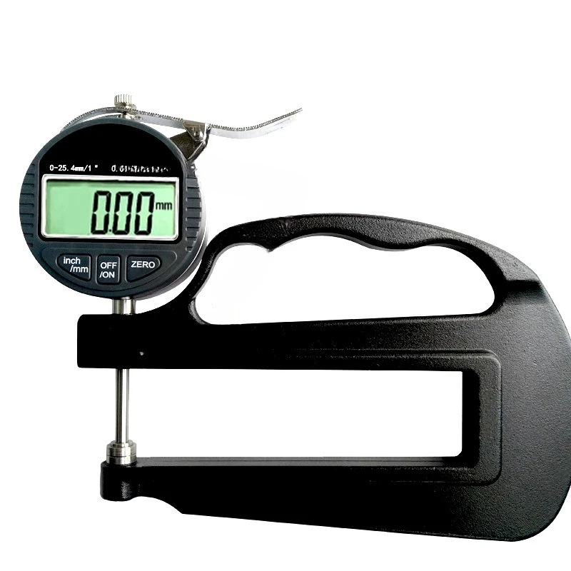 Digital display thickness gauge foam sponge lens paper sheet leather fabric thickness test instrument
Digital display thickness gauge foam sponge lens paper sheet leather fabric thickness test instrument
