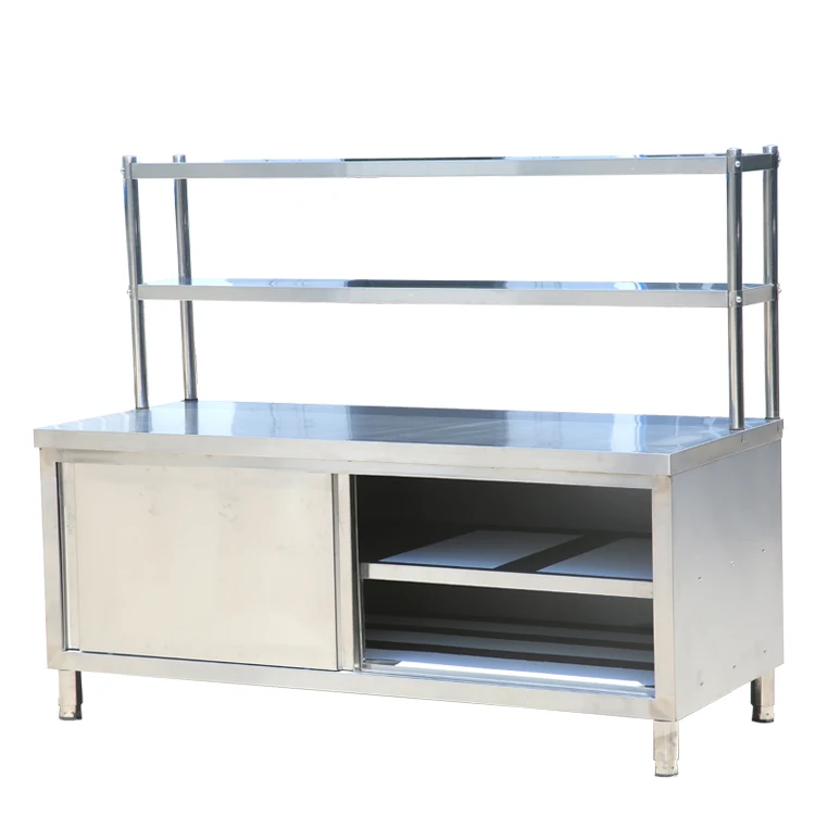 Professional Stainless Steel Workbench with Cabinets Heavy Kitchen Island NSF Standard Workbench
Professional Stainless Steel Workbench with Cabinets Heavy Kitchen Island NSF Standard Workbench