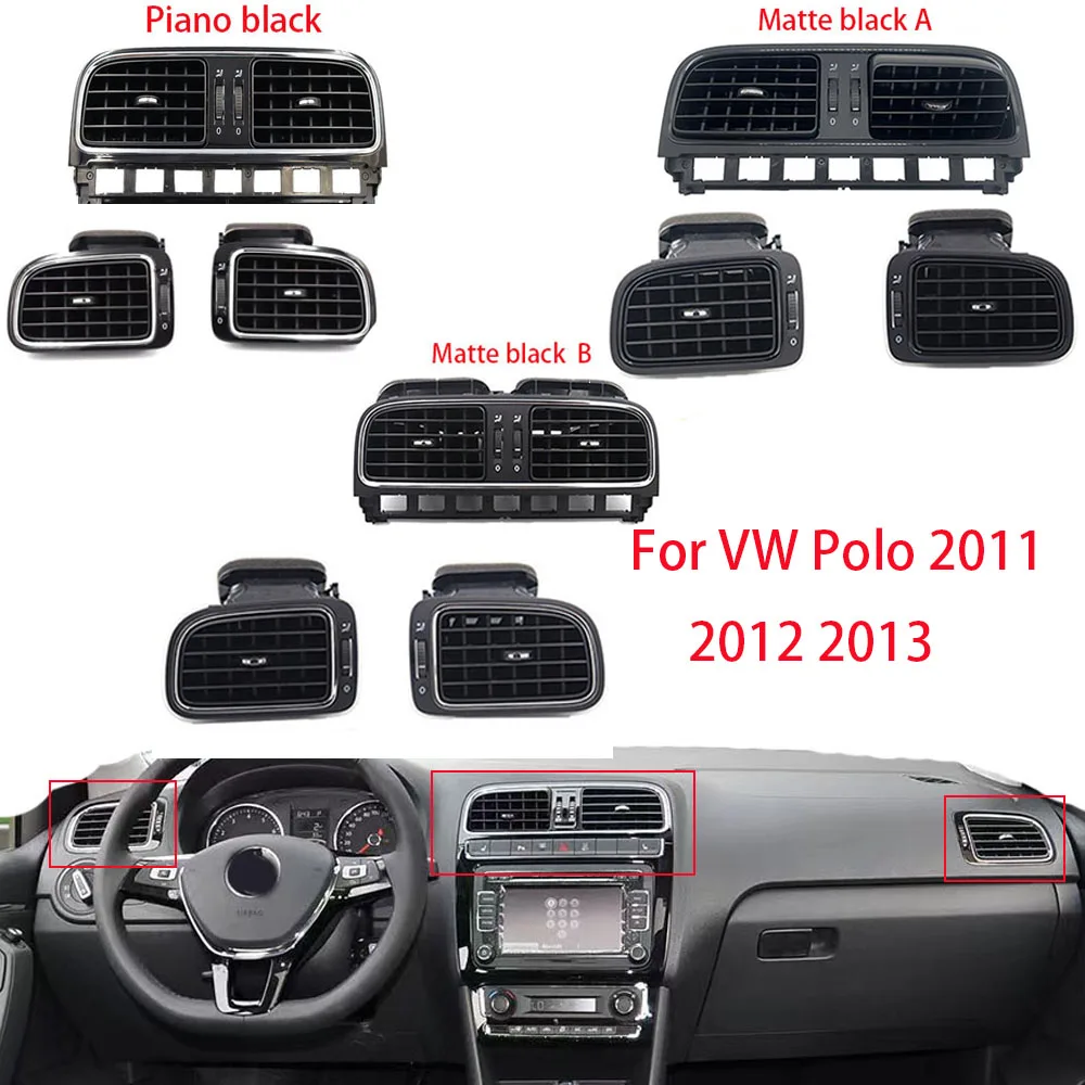 1/2 шт., яркая черная центральная приборная панель автомобиля для VW Polo 2011-2013, воздуховыпускное отверстие переменного тока, хромированное вентиляционное отверстие
1/2 шт., яркая черная центральная приборная панель автомобиля для VW Polo 2011-2013, воздуховыпускное отверстие переменного тока, хромированное вентиляционное отверстие