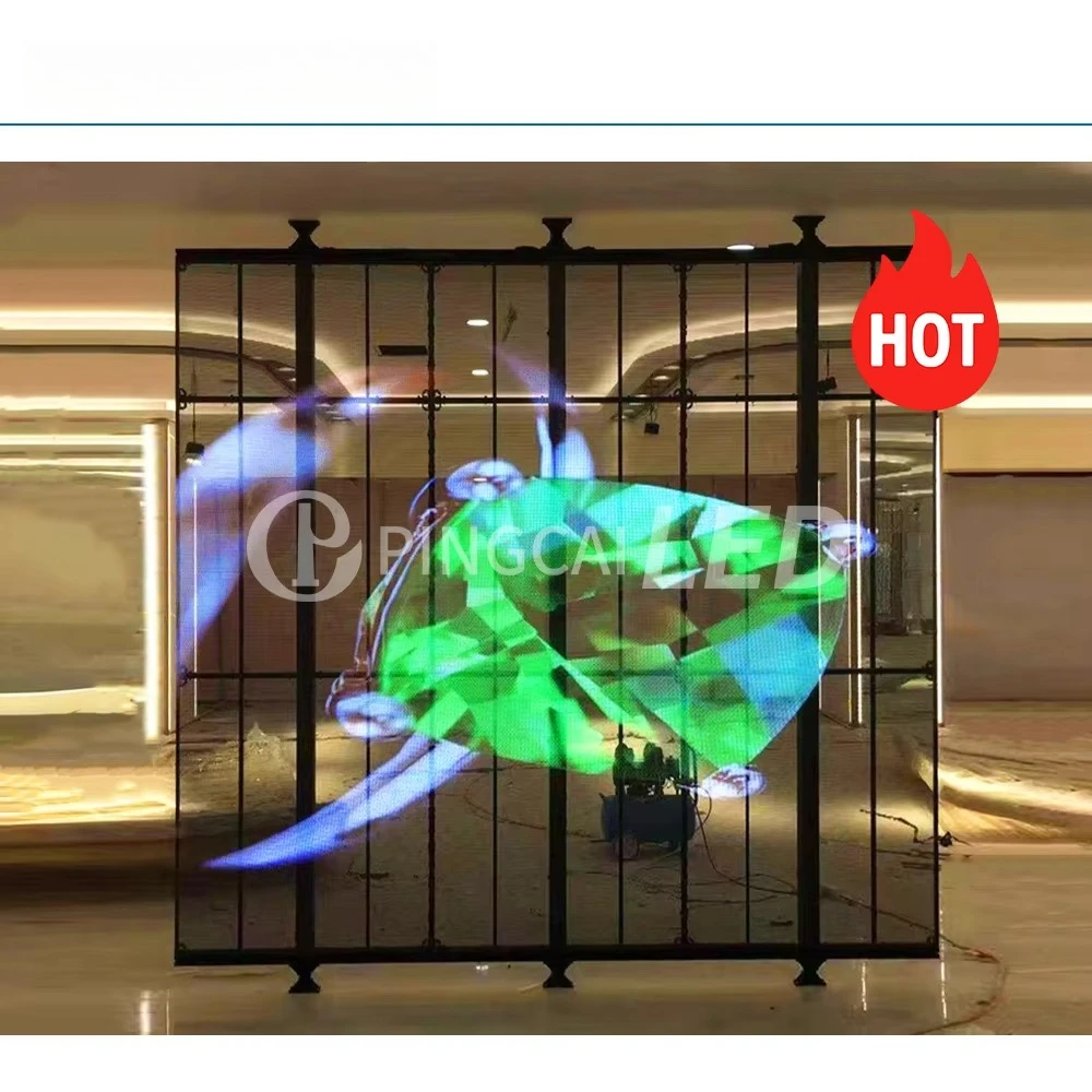 Hot selling:P4 Light-transmitting LED Screen Transparent LED Panels Transparent LED Screen for Mall
Hot selling:P4 Light-transmitting LED Screen Transparent LED Panels Transparent LED Screen for Mall