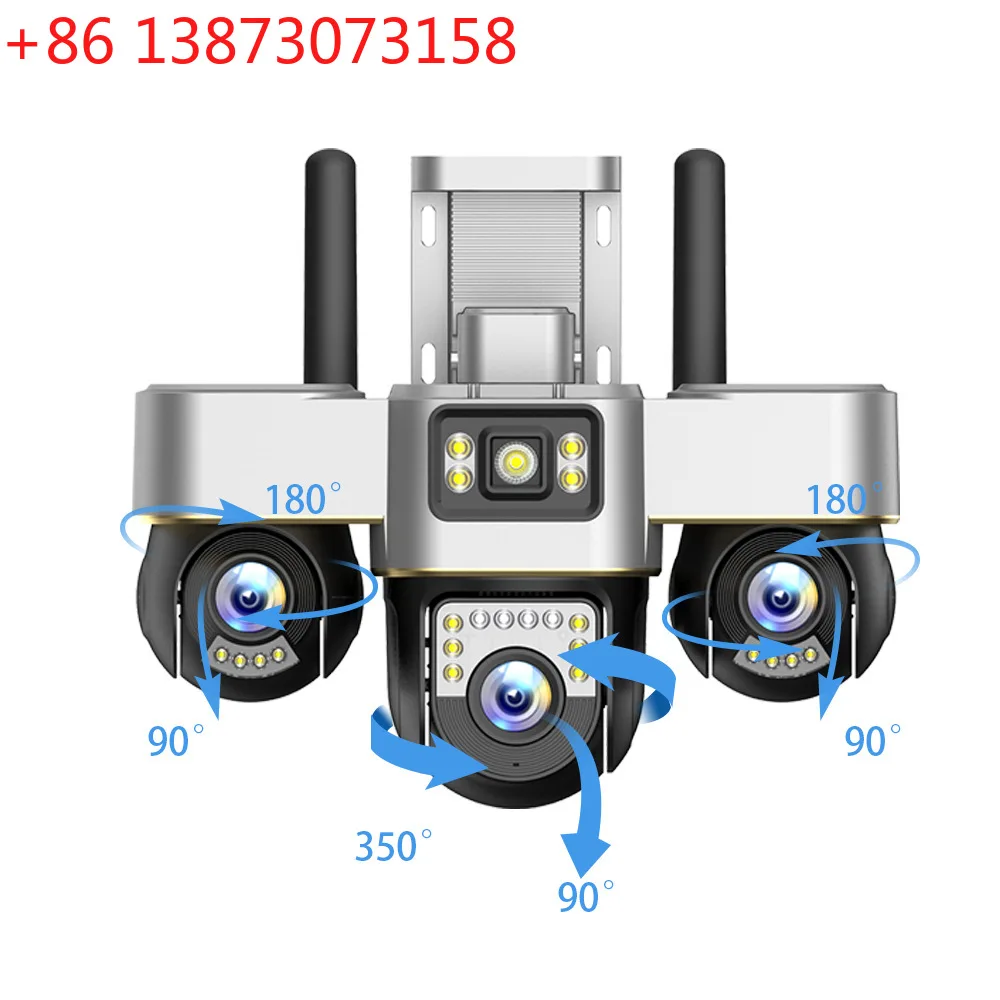 V380 camera 4G dual light source all-in-one machine 360 degrees without dead ends three-screen surveillance camera
V380 camera 4G dual light source all-in-one machine 360 degrees without dead ends three-screen surveillance camera