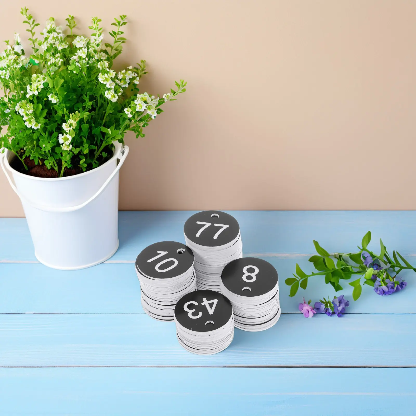 100Pcs Clear Visible Plastic Number Tags Round Id Labels for Luggage Tags Key Labels Desk Numbering Supermarket School Office
100Pcs Clear Visible Plastic Number Tags Round Id Labels for Luggage Tags Key Labels Desk Numbering Supermarket School Office