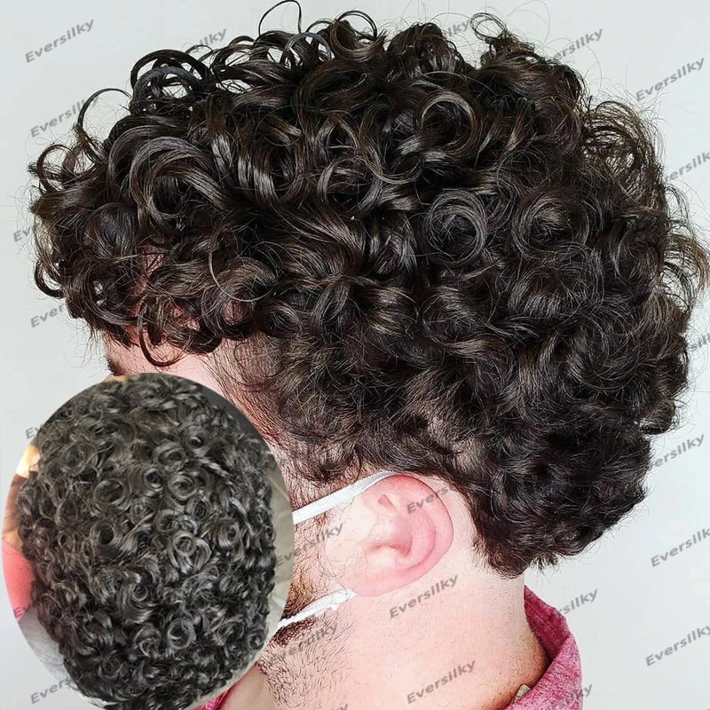 Dark Brown #2 Color 18mm Curly Men Toupee Wigs 0.06mm Microskin Invisible Vlooped Full Skin PU Base Men Human Hair Prosthesis
Dark Brown #2 Color 18mm Curly Men Toupee Wigs 0.06mm Microskin Invisible Vlooped Full Skin PU Base Men Human Hair Prosthesis