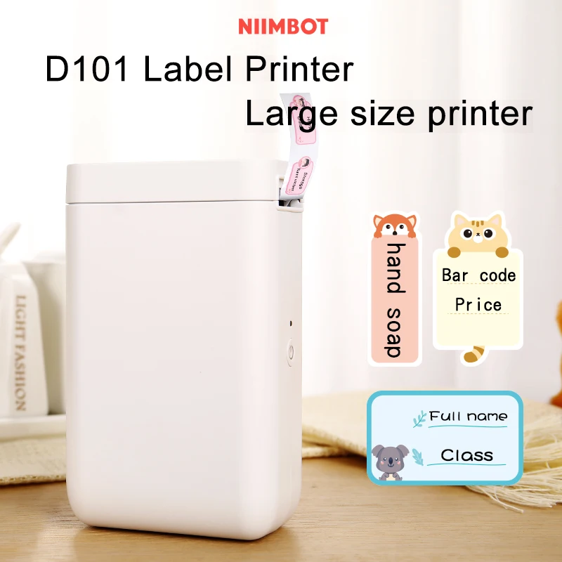 Niimbot D101 Mini Pocket Thermal Label Printer Label Maker All in One BT 10-25mm Label Width Upgraded version of D11 D110
Niimbot D101 Mini Pocket Thermal Label Printer Label Maker All in One BT 10-25mm Label Width Upgraded version of D11 D110
