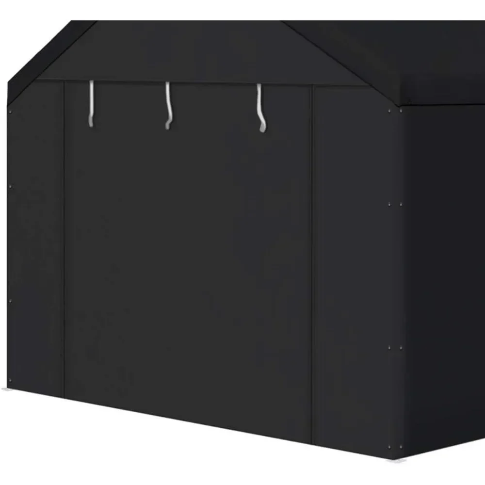 Carports 10 X 20 Foot Durable Sidewalls Carport Canopy, with Dual Zippers and Roll Up Door Solid Construction Car Tent
Carports 10 X 20 Foot Durable Sidewalls Carport Canopy, with Dual Zippers and Roll Up Door Solid Construction Car Tent