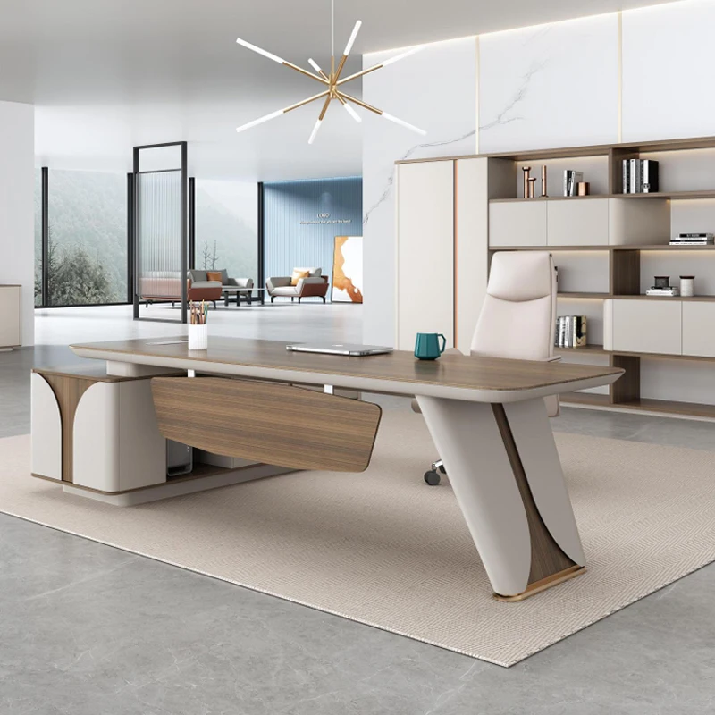 Modern Luxury Executive Office Furniture Wooden Computer Desk for Workstations Office Use
Modern Luxury Executive Office Furniture Wooden Computer Desk for Workstations Office Use